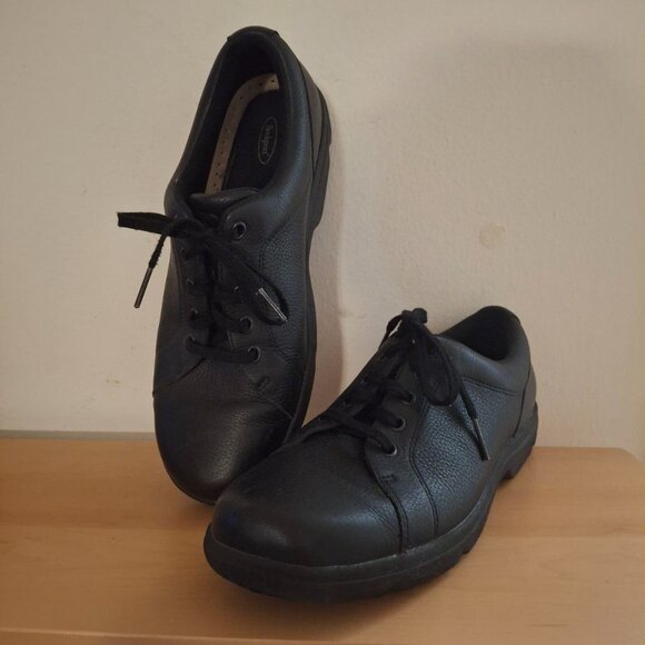 Rockport Women's Black Leather Comfort Oxford Shoes Lace-Up Sz 8.5 M - Picture 8 of 9